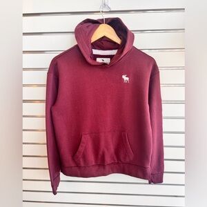 Abercrombie Kids Maroon Hoodie - Size 15/16
